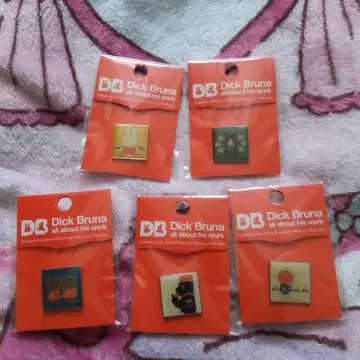 miffy 딕 브루나 Dick Bruna 핀 배지 세트 5종