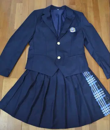 졸업식 여아 160cm 네이비 셋업