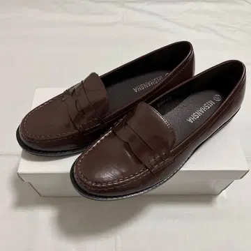 MISHANSHA 브라운 로퍼 23.5