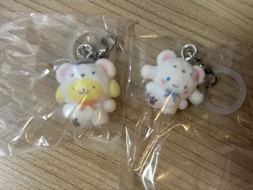 산리오 포근포근 스노우 표시 액세서리 폼폼푸딩 시나모롤