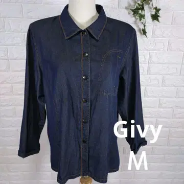 Givy / 다크 블루 / 데님 셔츠 / M