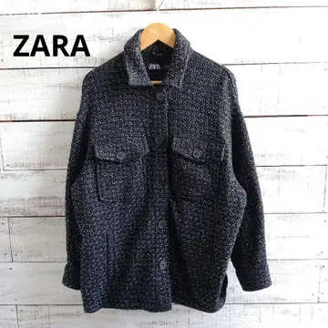 W471 ZARA 트위드 셔츠 자켓