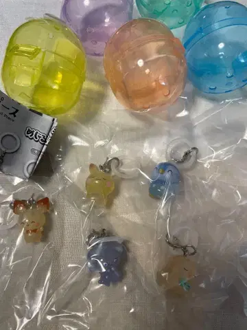 포켓피스 메지루시 가챠 마스코트 메지루시 액세서리 컴플리트 세트