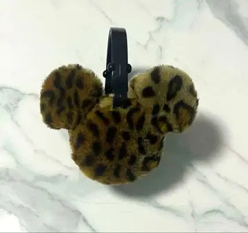 디즈니 레오파드 무늬 귀도리
