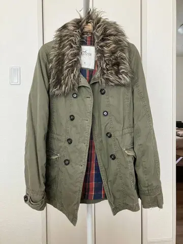 홀리스터 퍼 카라 부착 자켓