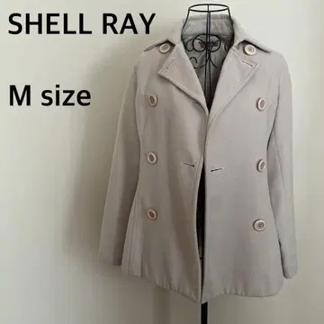 [ SHELLRAY ] 베이지/피코트/자켓/아우터/미들 기장/무지