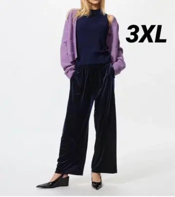 미사용 새상품 유니클로 소프트 벨로아 이지 팬츠 3XL