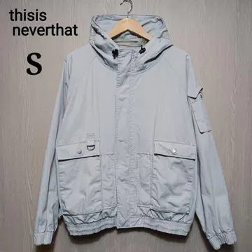 thisisneverthat 자켓 S 그레이 자수 로고