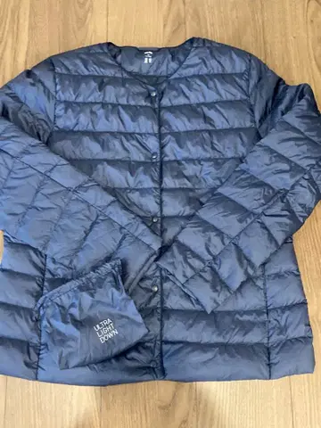 유니클로 울트라 라이트 다운 네이비 XL