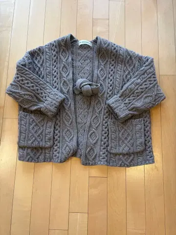 THE SHINZONE 케이블 니트 가디건