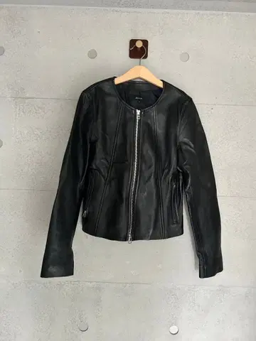 allureville 블랙 가죽 자켓 사이즈 1