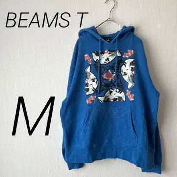BEAMS T NEKOCHAN 후드티 M 파랑 락
