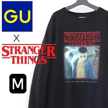 GU 기묘한 이야기 맨투맨 트레이닝복 M