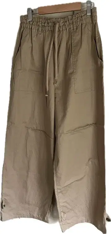 marmari 베이지 캐주얼 팬츠 허리밴딩