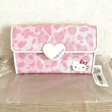 레어 헬로키티 장지갑 핑크 하트