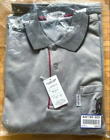 [ 택 포함 새상품 ] 남성용 긴팔 피케 셔츠