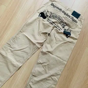 DIVINER 스컬 자수 치노 팬츠 L