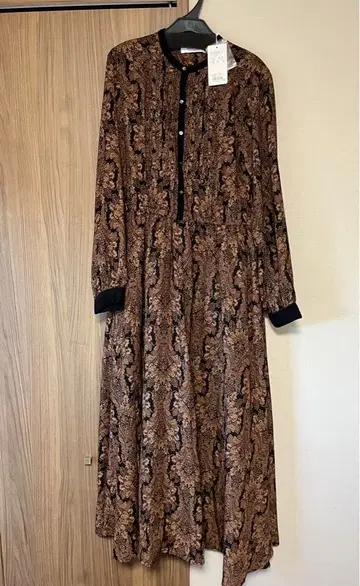 어반 리서치 페이즐리 무늬 롱 원피스