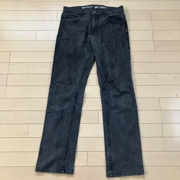 11.11 RVCA 루카 데님 청바지 블랙 32