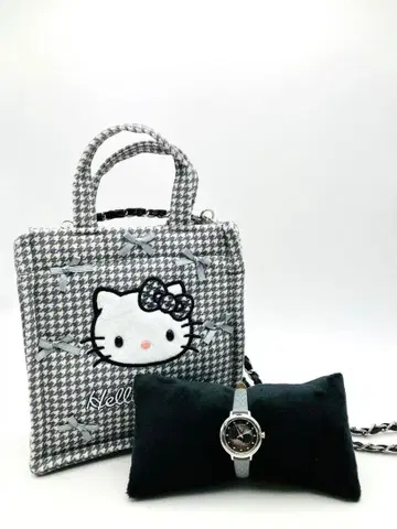 Angel Heart 헬로키티 콜라보 손목시계 작동