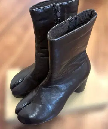 VIVIAN 부츠 타비 부츠 S 타비 디자인 미들 부츠 다크 브라운