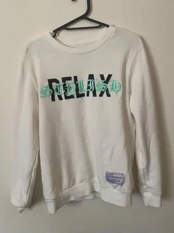 Day GLORY 화이트 맨투맨 S