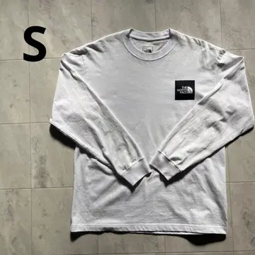 THE NORTH FACE 화이트 긴팔 티셔츠