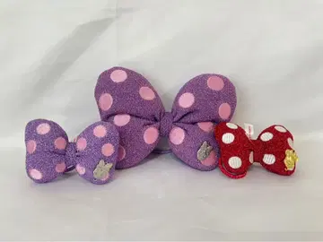 디즈니 데이지 미니 헤어 리본 클립