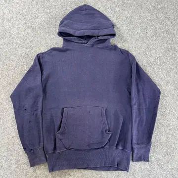 50s 60s 시어스 빈티지 후드티 퍼플네이비 페이드