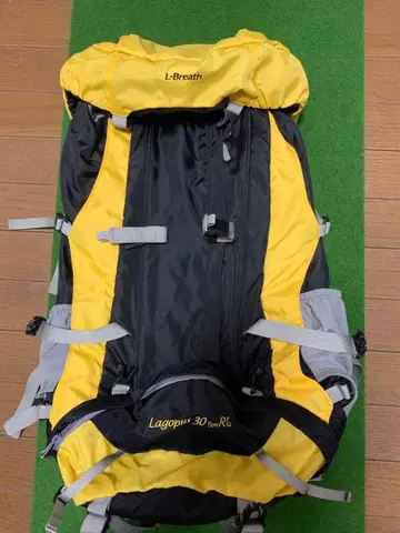L-Breath Lagopus 30 백팩 블랙/옐로우 컬러