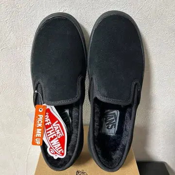 VANS 스웨이드 슬립온 블랙