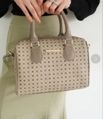 mytwilight2way 모노그램 보스턴 백 아이보리