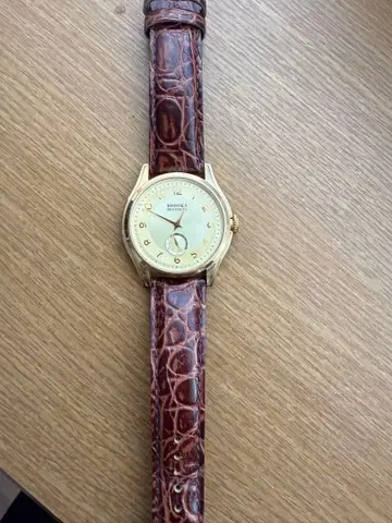 Brooks Brothers 아날로그 손목시계 골드 작동품