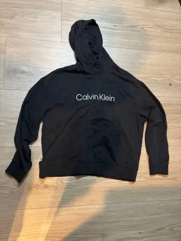 Calvin Klein 블랙 후드티 M