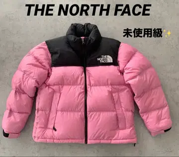미사용급 THE NORTH FACE 다운 자켓 핑크/블랙