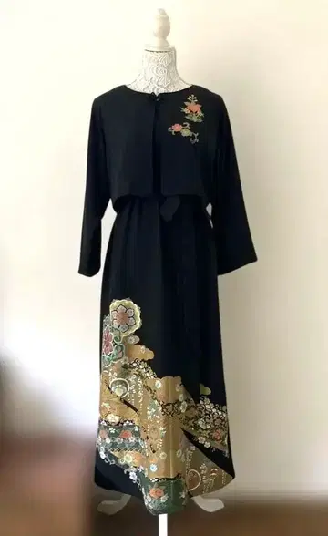 블랙  리메이크 포멀 원피스 외 3종 세트