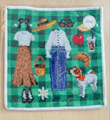 FEILER 페이러 별주 이에나 IENA 손수건 그린