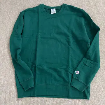 JEMORGAN 다크 그린 맨투맨 L 사이즈 코튼 100