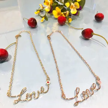 MILK 러브 넥 골드