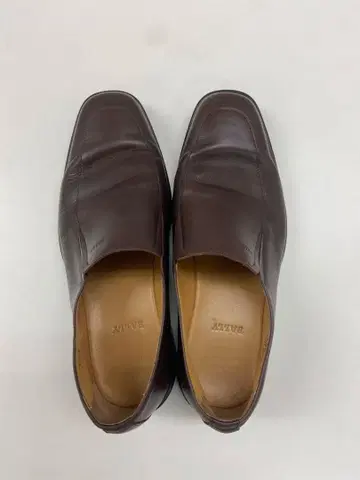 BALLY 발리 브라운 가죽 로퍼 슬립온 사이즈: 25.5