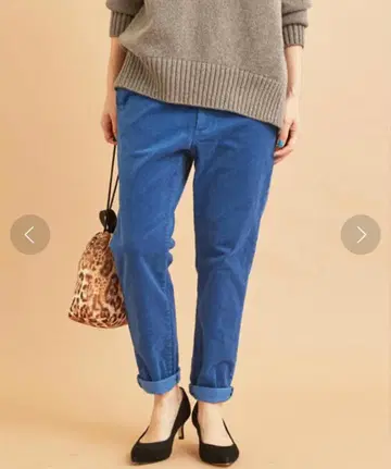 유나이티드 애로우즈 코듀로이 팬츠 테이퍼드