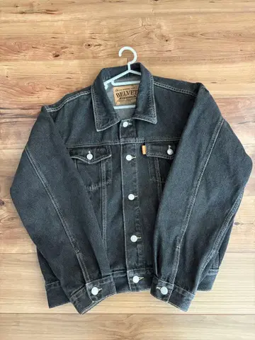 BELVET 다크 그레이 데님 자켓