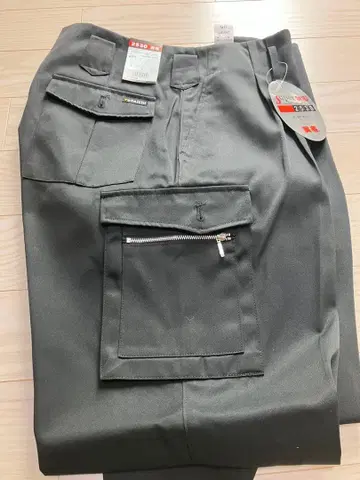 작업복 도라이치 작업옷 2530 투 턱 파워 카고 팬츠 W95 블랙