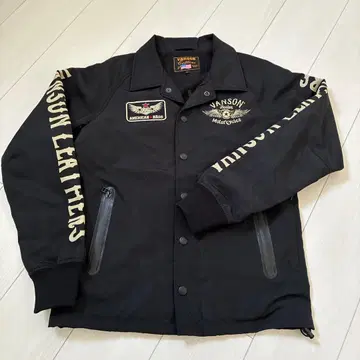 VANSON 블랙 나일론 자켓 S