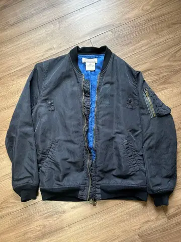 REMI RELIEF 레미 리프 MA-1 플라이트 자켓 블루종 L