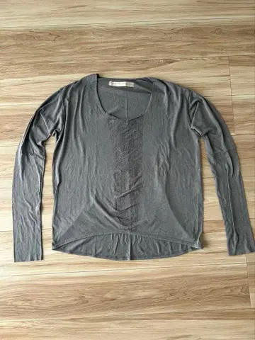 4 Raquel Allegra 라켈 알레그라 긴팔 티셔츠 그레이