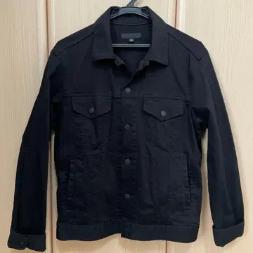 블랙 데님 자켓 유니클로 UNIQLO