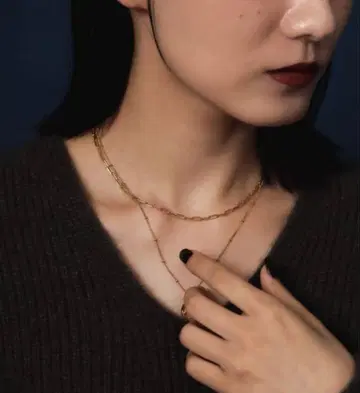 MARIHA silent rain 롱 레 목걸이