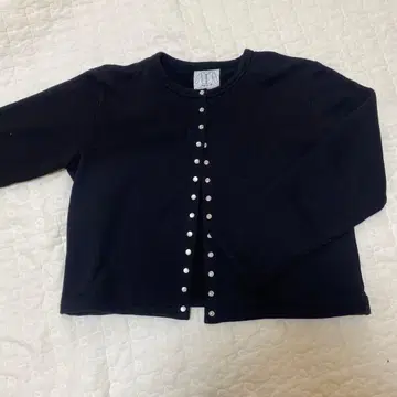 agnes b 애니에스 베이 블랙 가디건 T2