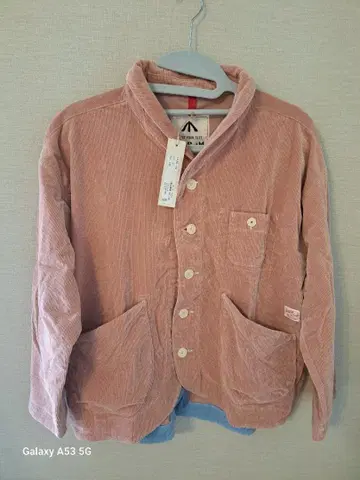 카이세이도 깨끗한 샴브레이 코듀로이 셔츠 커버 재킷